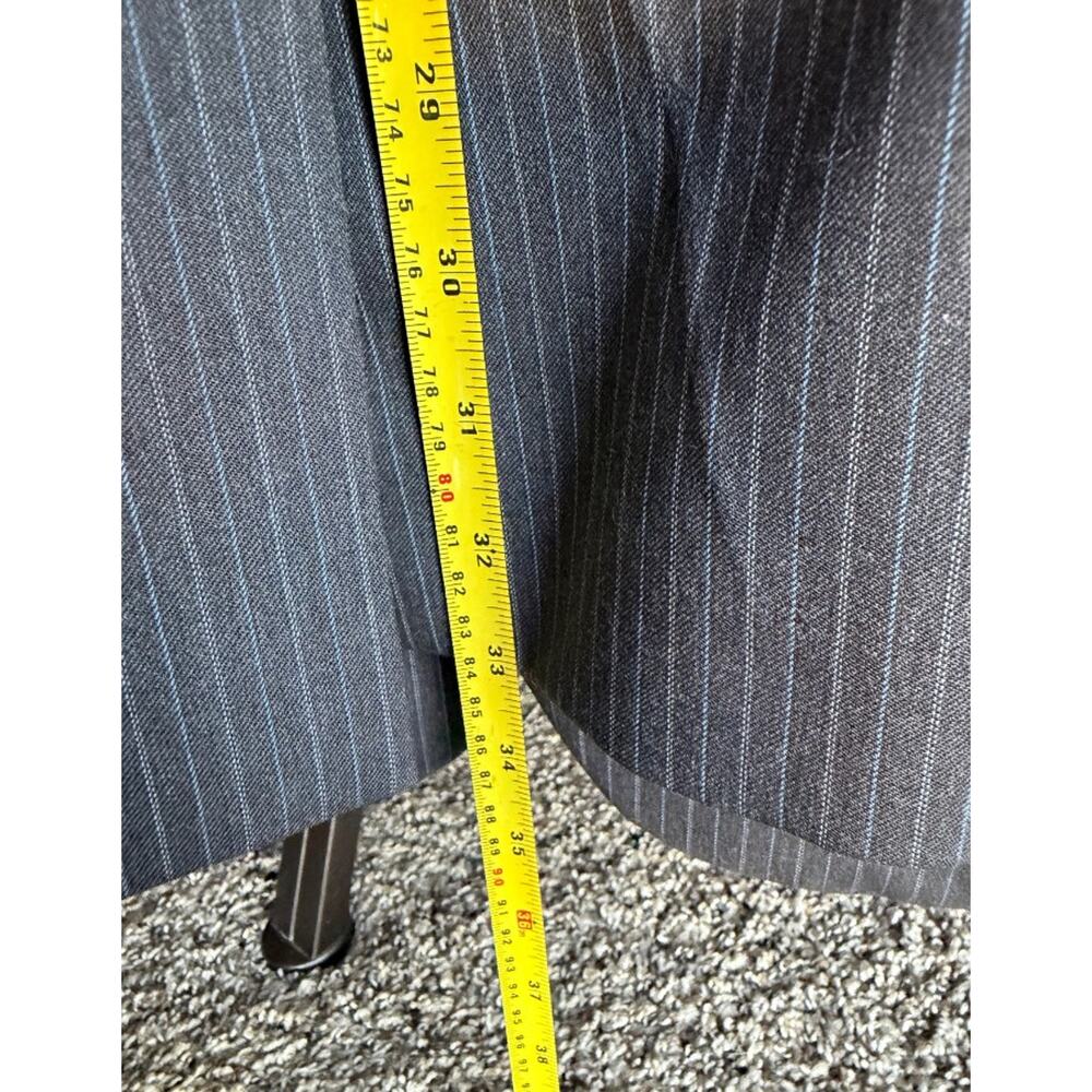 Dillard’s Gold Trumpeter Gray Pinstripe Blazer Men’s Suit Jacket 42R Made In USA - Picture 9 of 10